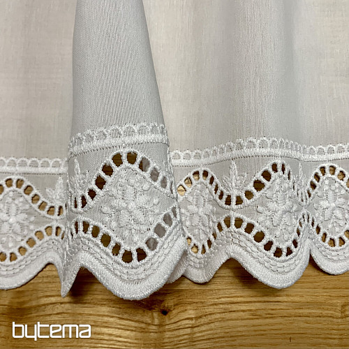 Stained glass curtain V 291 white