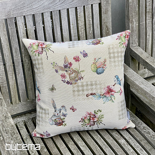 Easter tapestry cover BUNNY BEIGE