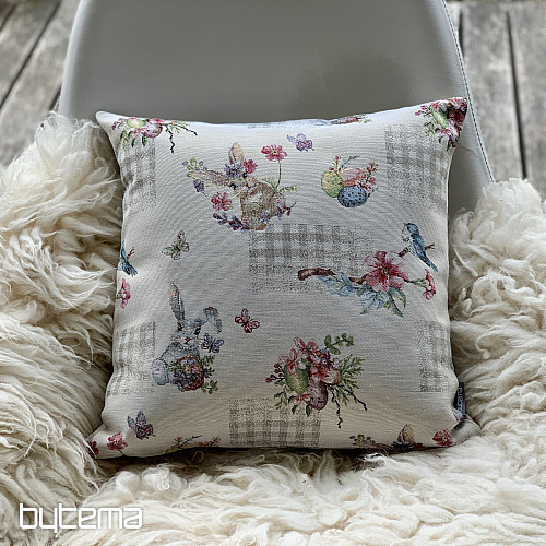 Easter tapestry cover BUNNY BEIGE