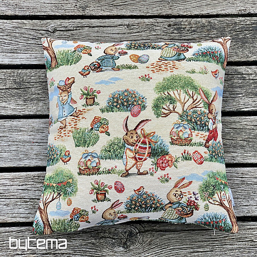 Easter tapestry cover BUNNY IN THE PARK