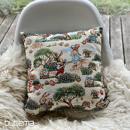 Easter tapestry cover BUNNY IN THE PARK