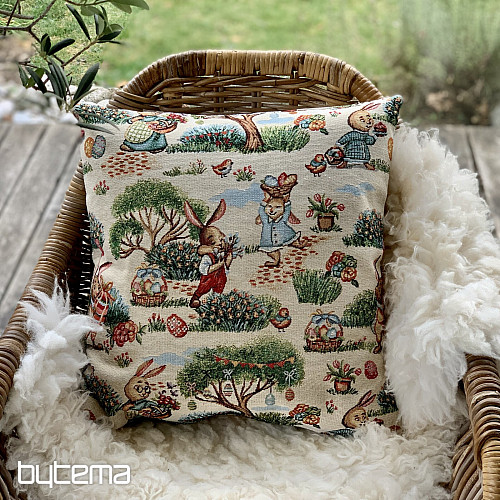 Easter tapestry cover BUNNY IN THE PARK
