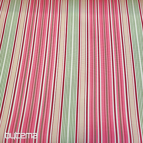 Decorative fabric PUBLIO - pink stripes