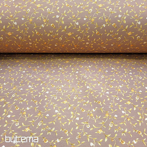 Decorative fabric MILFLORES brown