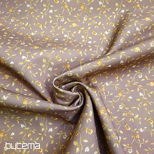 Decorative fabric MILFLORES brown