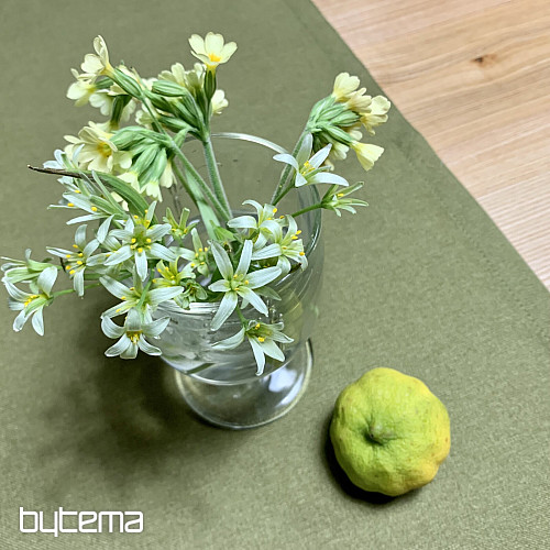 Tablecloth and place setting OLIVE