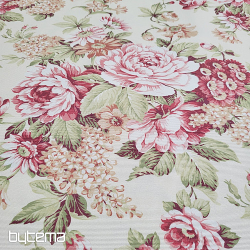 Decorative fabric DOMINA LARGE FLOWER
