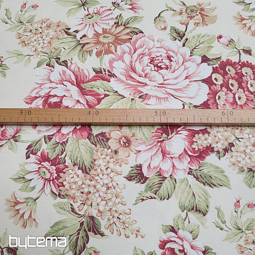Decorative fabric DOMINA LARGE FLOWER