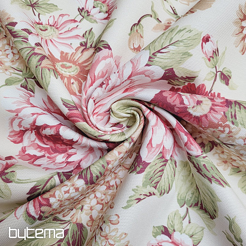 Decorative fabric DOMINA LARGE FLOWER