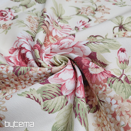 Decorative fabric DOMINA LARGE FLOWER