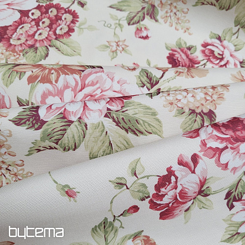Decorative fabric DOMINA LARGE FLOWER