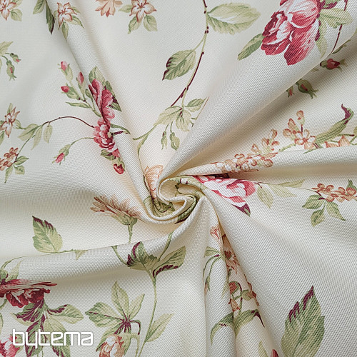Decorative fabric CAÉSAR SMALL FLOWER