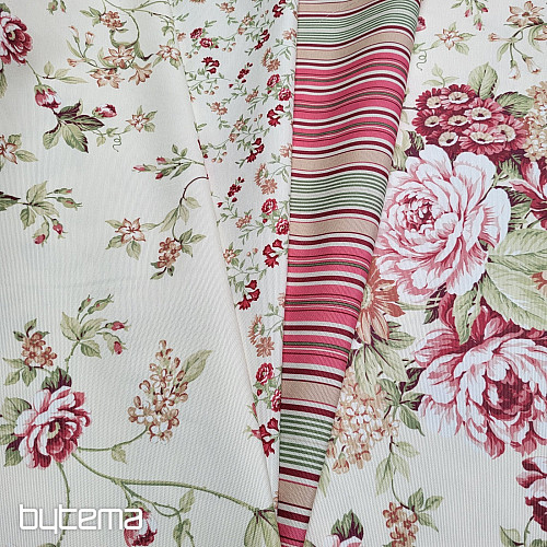 Decorative fabric CAÉSAR SMALL FLOWER