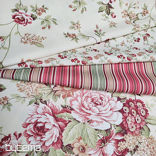 Decorative fabric CAÉSAR SMALL FLOWER