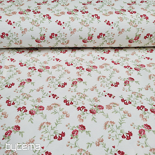 Decorative fabric RÓMULO MINI FLOWER