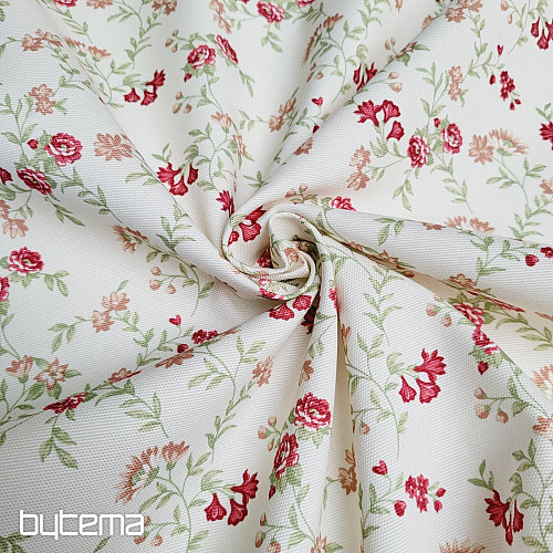 Decorative fabric RÓMULO MINI FLOWER