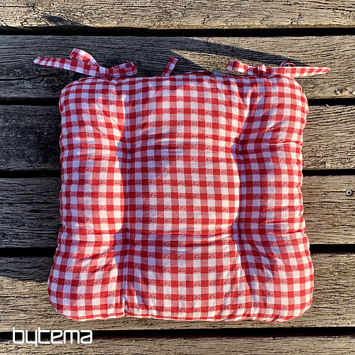 CANVAS HEART SEATS red