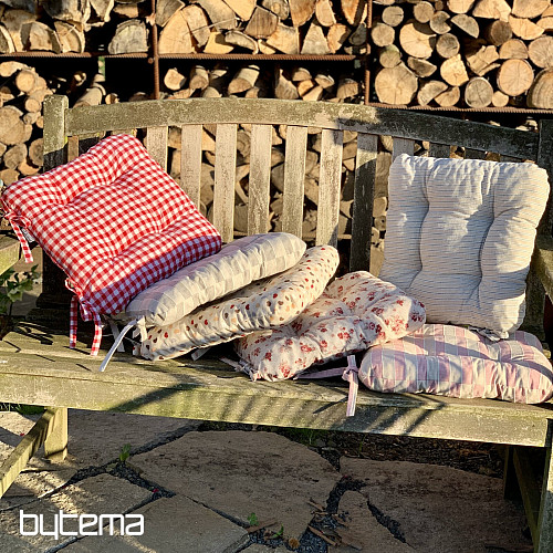 CANVAS HEART SEATS red