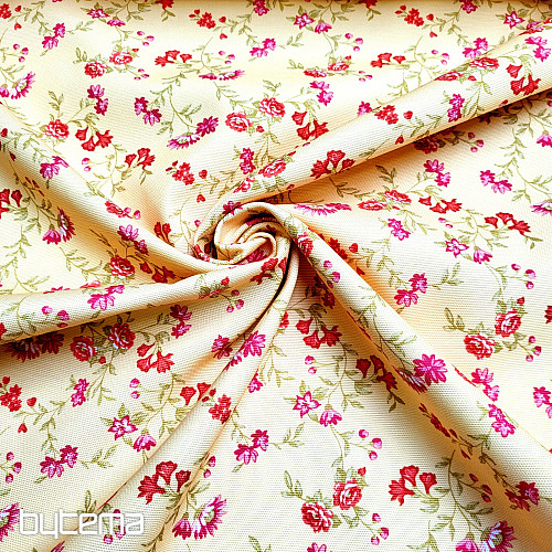 Decorative fabric RÓMULO YELLOW MINI FLOWER