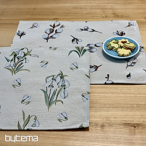 Tapestry placemat SNOWDROPS