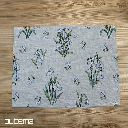 Tapestry placemat SNOWDROPS