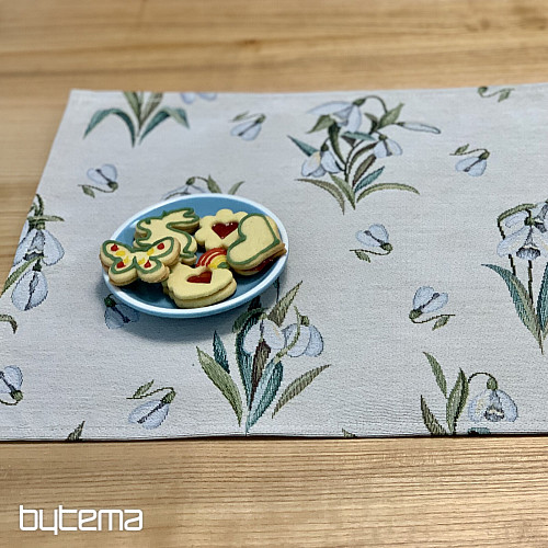 Tapestry placemat SNOWDROPS