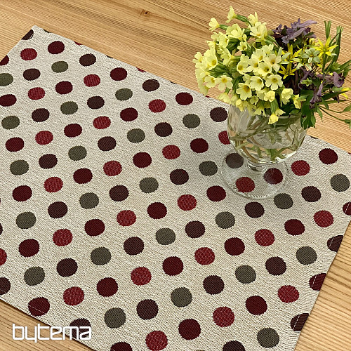 Tapestry placemat POLKA DOT