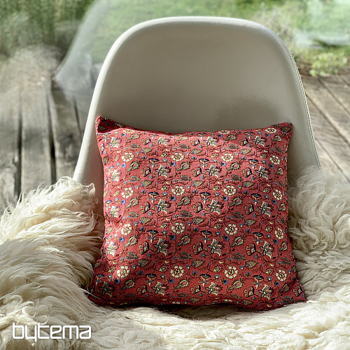 Tapestry cushion cover MALVARROSA RED