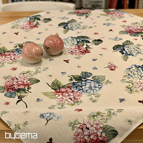 Tapestry tablecloth and scarf HORTENZIE ZOE
