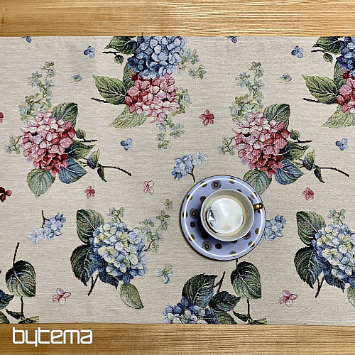 Tapestry tablecloth and scarf HORTENZIE ZOE