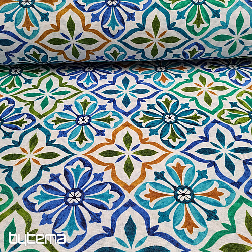 Decorative fabric JONELA TURQUOISE