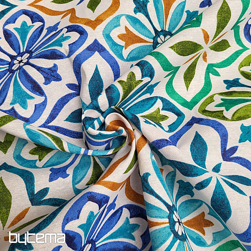 Decorative fabric JONELA TURQUOISE
