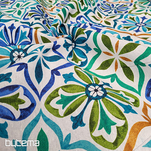 Decorative fabric JONELA TURQUOISE