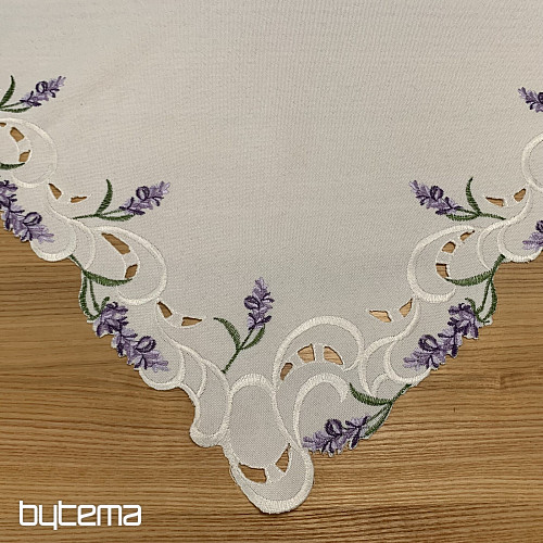 Embroidered tablecloth LAVENDER