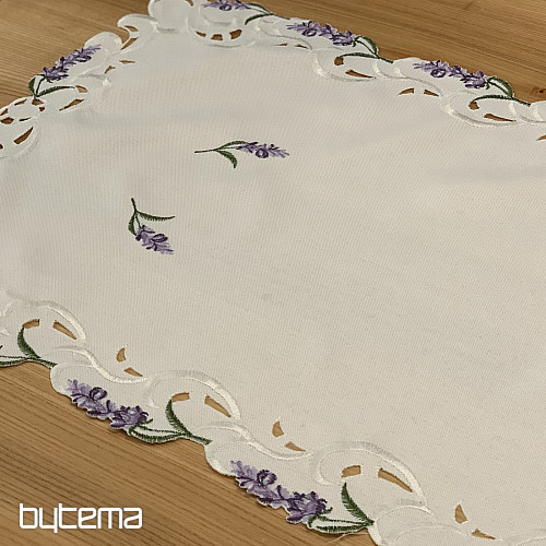 Embroidered tablecloth LAVENDER