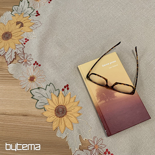 Embroidered tablecloth SUNFLOWER