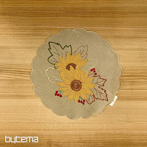 Embroidered tablecloth SUNFLOWER