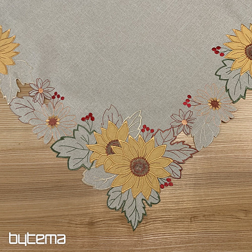 Embroidered tablecloth SUNFLOWER