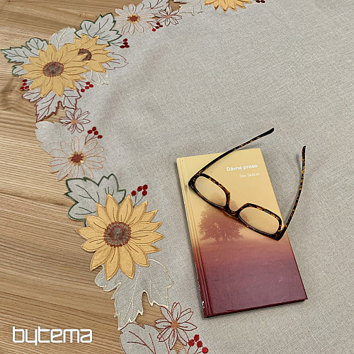 Embroidered tablecloth SUNFLOWER