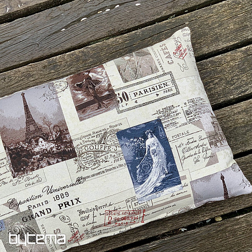Tapestry pillowcase POSTCARD PARIS