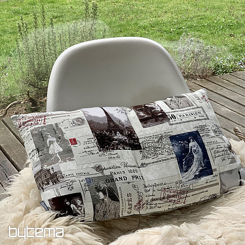 Tapestry pillowcase POSTCARD PARIS