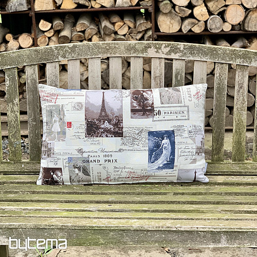 Tapestry pillowcase POSTCARD PARIS