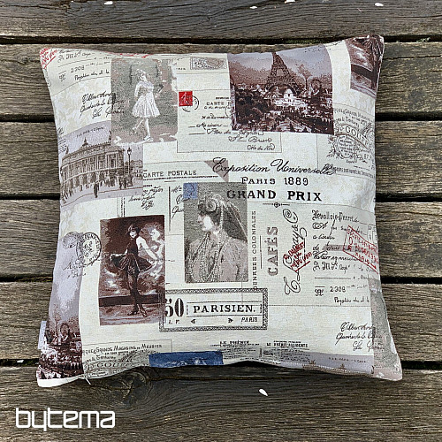 Tapestry pillowcase POSTCARD PARIS