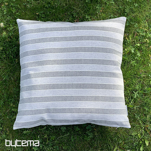 Decorative pillowcase TREBOL STRIPES GREY