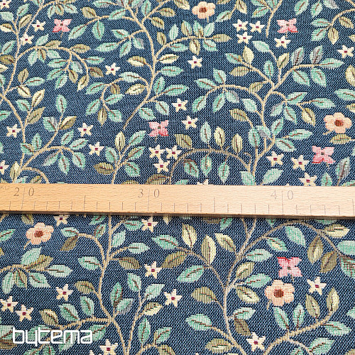 Tapestry fabric TREE OF HAPPINESS all over