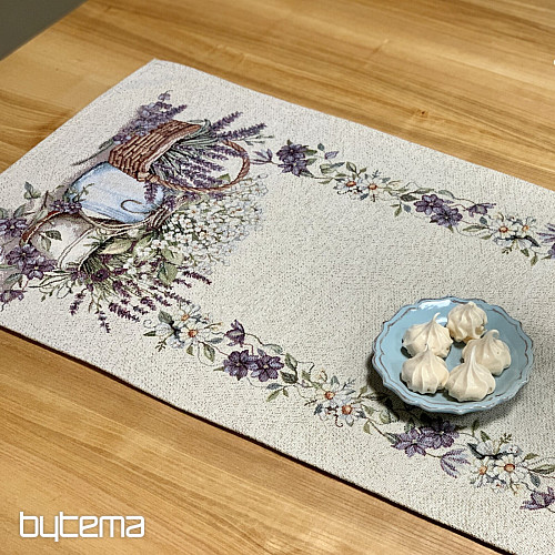 Tapestry tablecloth and scarf BEAUTY IN THE CART
