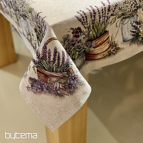 Tapestry tablecloth and scarf BEAUTY IN THE CART