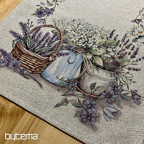Tapestry tablecloth and scarf BEAUTY IN THE CART