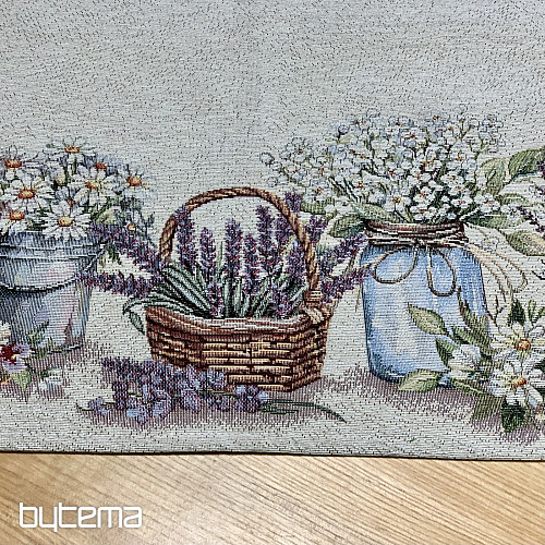 Tapestry tablecloth and scarf BEAUTY IN THE CART