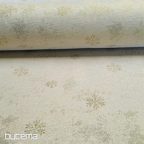 Tapestry fabric GOLDEN NATHAN FLAKES